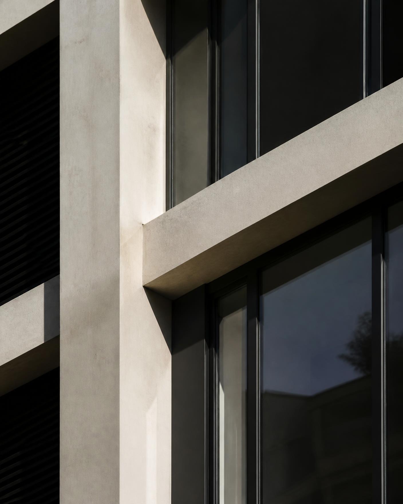 Moderne Immobilien Fassade